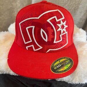 DC baseball cap with sticker